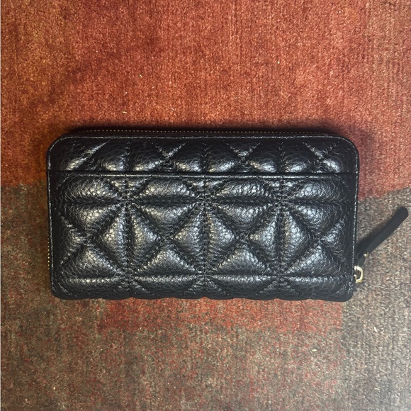 NEW! Kate Spade Whitaker Place Nisha Quilted Leather Zip Around Wallet - Picture 4 of 10